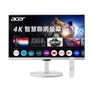 【Acer 宏碁】S+福利品★DA271K 27型4K旋轉智慧聯網螢幕(27吋/UHD/60Hz/4ms/VA/喇叭)