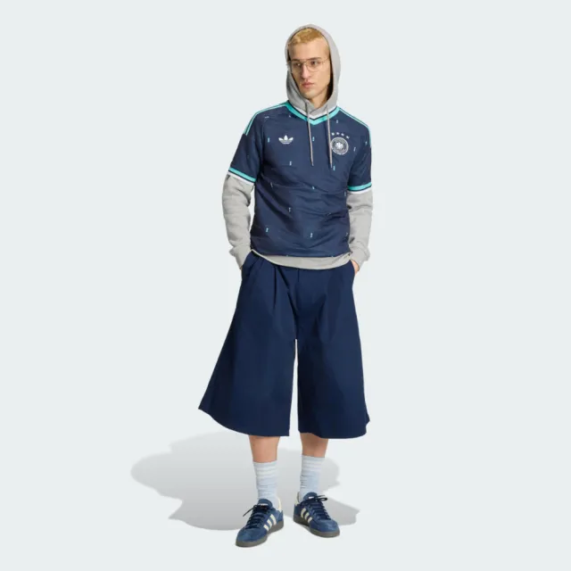 【adidas 愛迪達】Dfb A Jsy 男 T恤 深藍 世界盃 德國 客場 短袖球衣(JN2074)