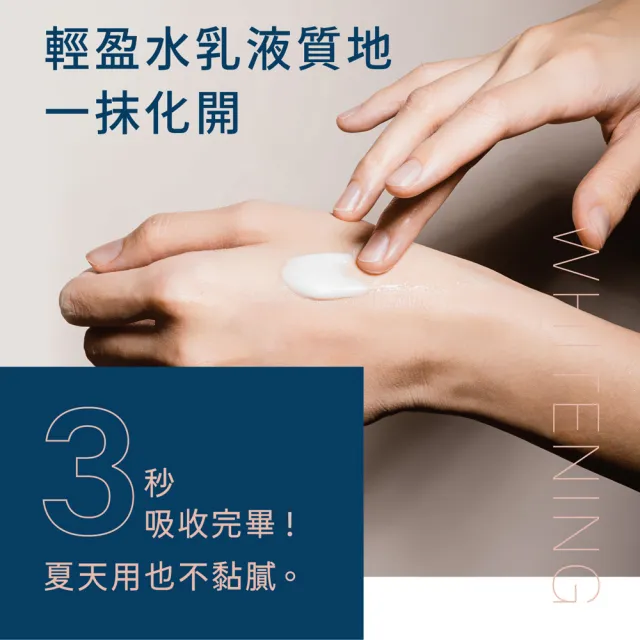 【INGENI 新肌霓】潤白透光組-美體淨白精華乳180ml+賦活身體精華油50ml
