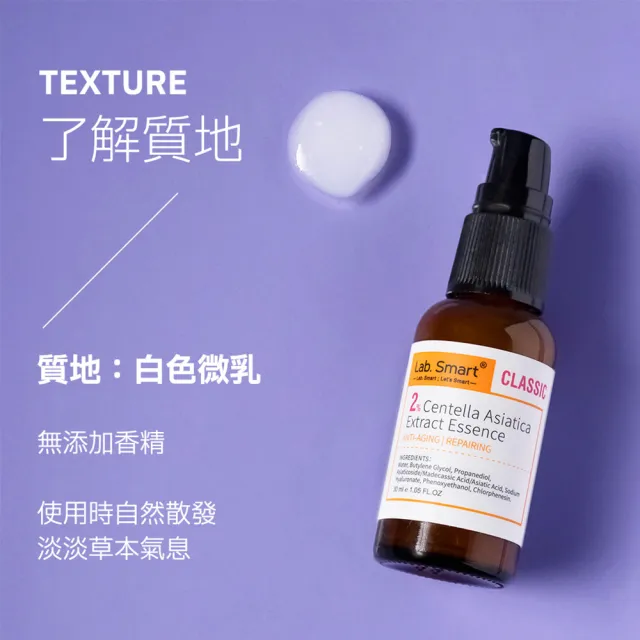 【Dr.Hsieh 達特醫】LabSmart Classic黃標 2%積雪草萃取精華30ml(三入組/無盒)