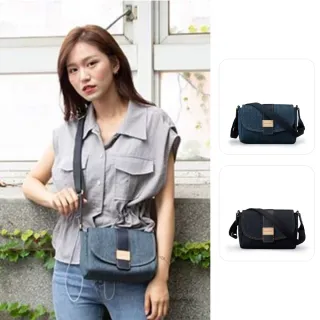 【satana】速達 Denim 經典馬鞍包 小包 肩背 / 側背 輕量防潑水 A5適用 台灣製 SDNN0055 - 多色