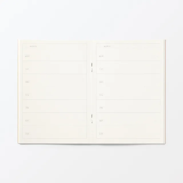 【MUJI 無印良品】筆記本.週間/32張.A6