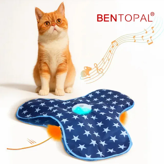 【BENTOPAL】邦特普-玩樂 智能響紙狩獵遊戲墊 台灣公司貨 (寵物玩具、貓玩具)