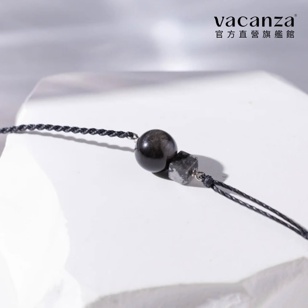 【vacanza】祈願|銀曜 925純銀飾品 水晶手鍊 純銀手鍊(抗過敏 生日禮物)