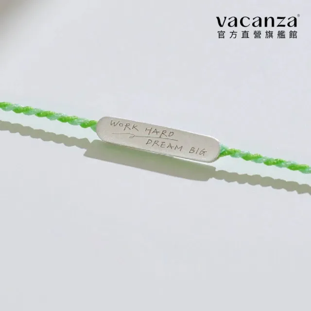 【vacanza】祈願|never give up 925純銀飾品 純銀手鍊(抗過敏 七夕禮物 生日禮物 絕版品)