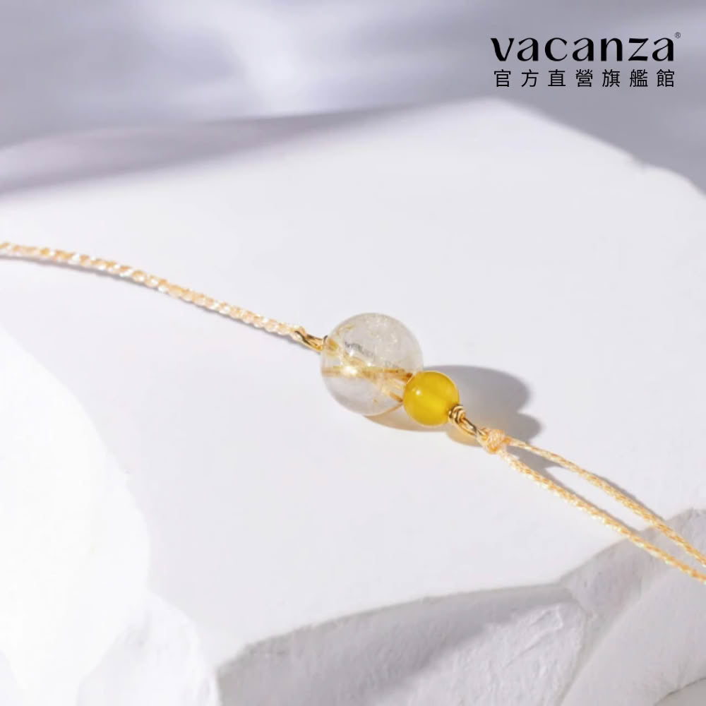 【vacanza】祈願|鈦晶 925純銀飾品 水晶手鍊 純銀手鍊(抗過敏 生日禮物)