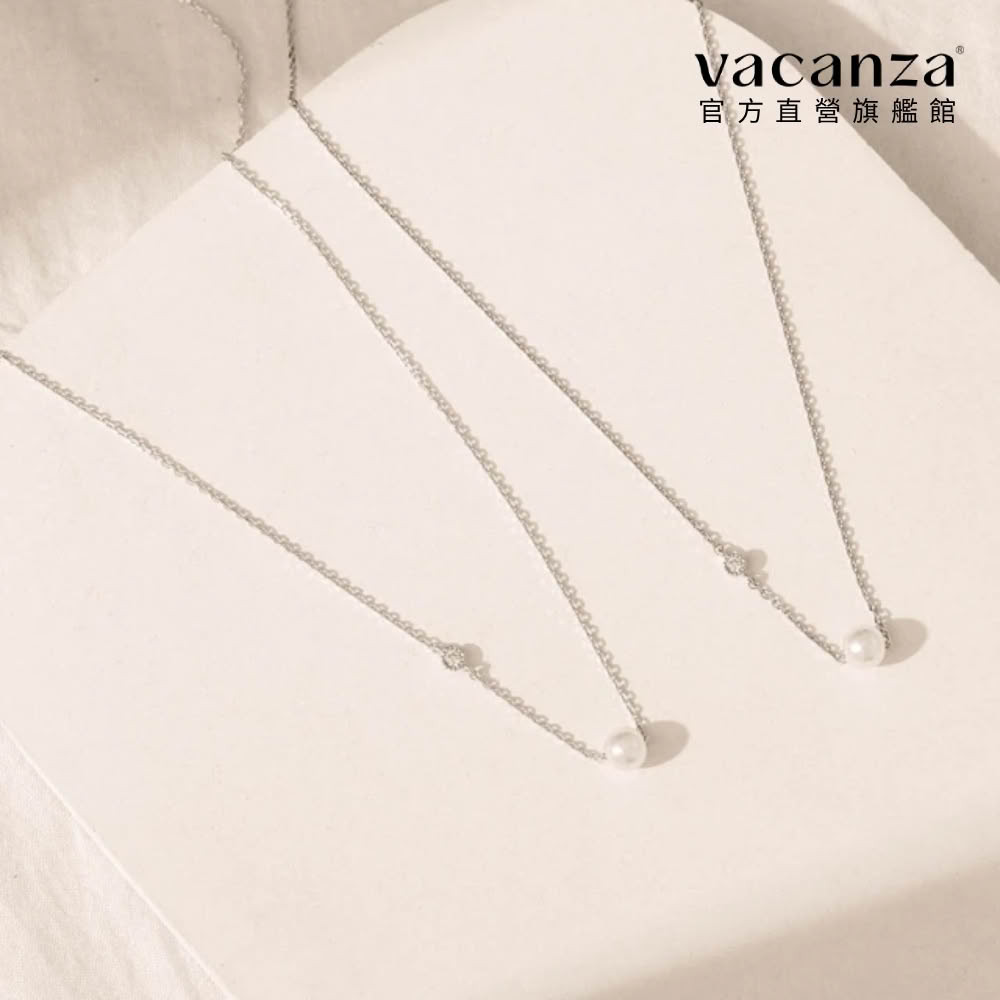 【vacanza】溫柔嚮往 925純銀飾品 純銀項鍊(抗過敏 生日禮物)