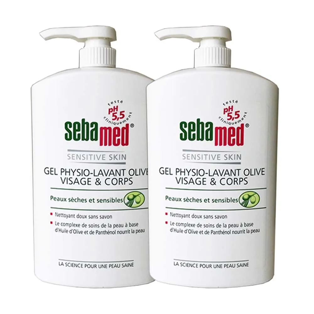 【SEBAMED】橄欖潔膚露1000ml 兩入組(大容量超值組合 平行輸入)