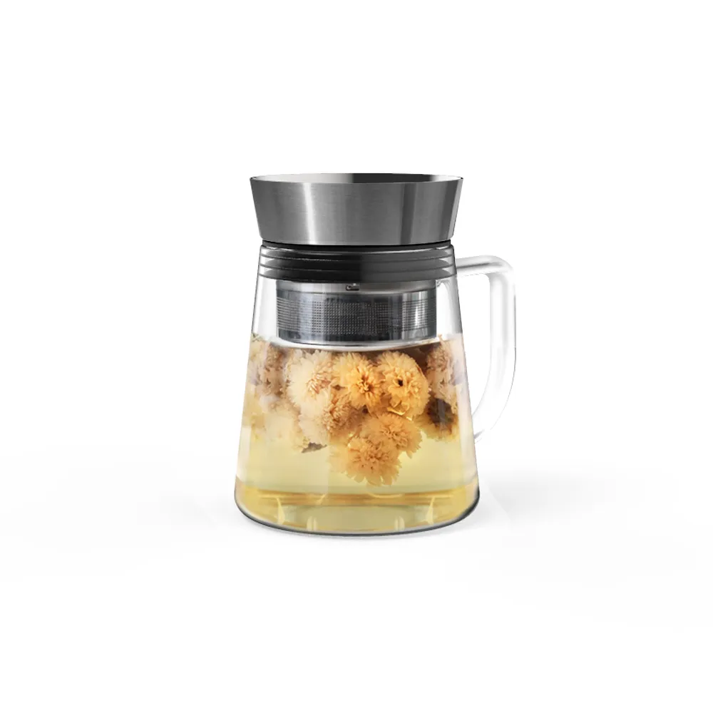 【Driver】甘丹茶壺-500ml(專利設計 茶具 泡茶壺 熱茶壺 沏茶壺 冷泡茶 耐熱玻璃壺)