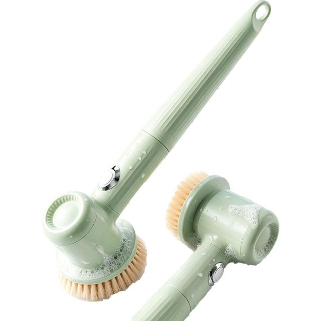 YISO易搜 電動搓澡機 沐浴機 沐浴刷 洗澡神器(多功能合一/全身防水/多檔調節/抗菌刷頭)