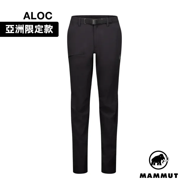 【Mammut 長毛象】Aegility Pants AF Men 日系機能舒適防潑水長褲 黑色 男款 #1022-02221