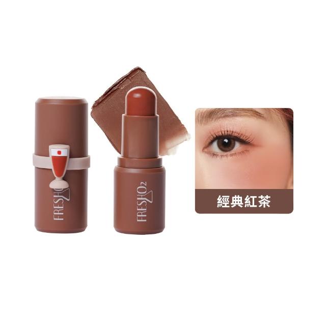 【FreshO2】春水堂聯名限定款-經典紅茶小麥棒5.3g(Molly莫莉推薦 腮紅口紅唇膏 眼彩唇頰彩多用)
