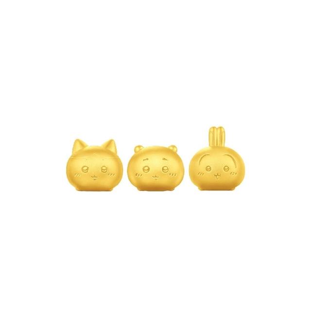 【周大福】chiikawa聯名 吉伊卡哇 小八貓 兔兔 黃金擺件(4月超級新品/多款可選)