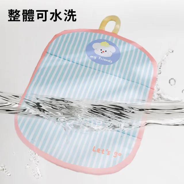 【Sumfun】夏季寵物涼感睡墊 82*62cm(寵物冰涼墊/ 雙面防水/耐磨耐抓/三折疊貓咪涼席/貓窩狗窩通用)
