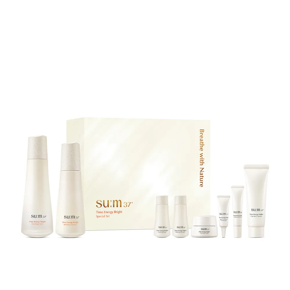 【su:m37° 甦秘】官方直營 時光酵能亮白水乳禮盒