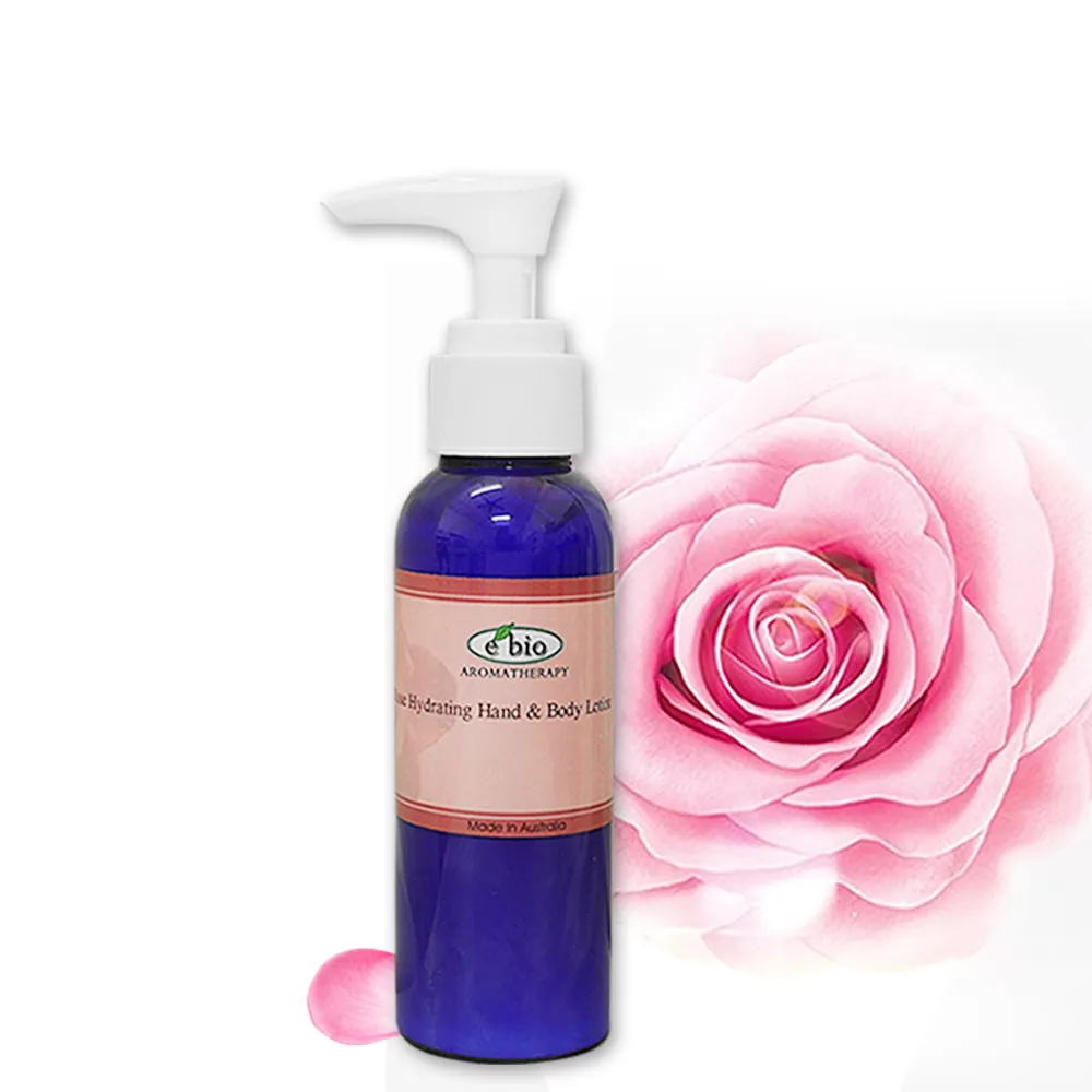 【ebio 伊比歐】浪漫玫瑰複方精油保溼乳液-臉&身體(100ml)