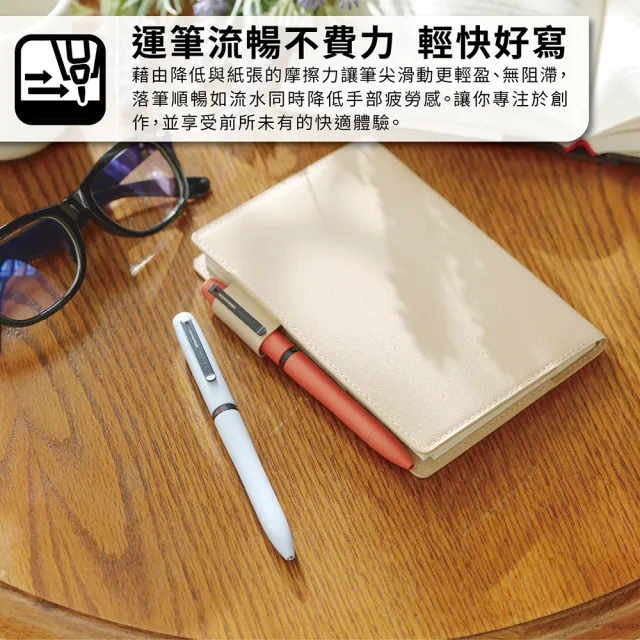 【uni】JETSTREAM PRIME 陶瓷觸感 旋轉換色輕盈感多機能溜溜筆 SXE3-LPR (0.5mm)