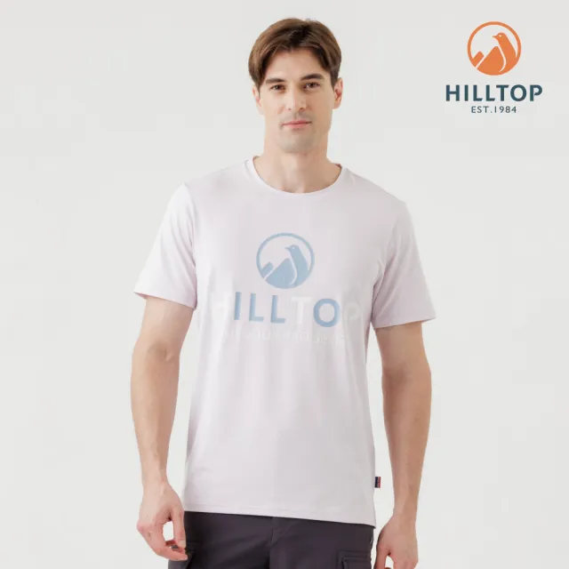 【Hilltop 山頂鳥】獨家特談-男/女/童款Polygiene抗菌抗UV吸濕快乾彈性T恤(短袖/印花/LOGO/素面/多款任選)