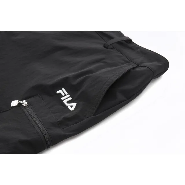 【FILA】FILA 女平織短褲-黑色 5SHA-1744-BK