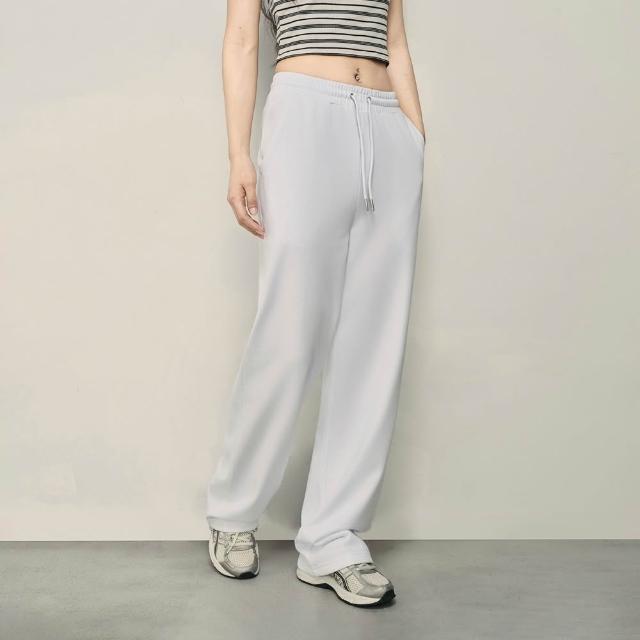 【GIORDANO 佐丹奴】韓系選品 女裝抽繩鬆緊腰休閒長褲(多色任選)