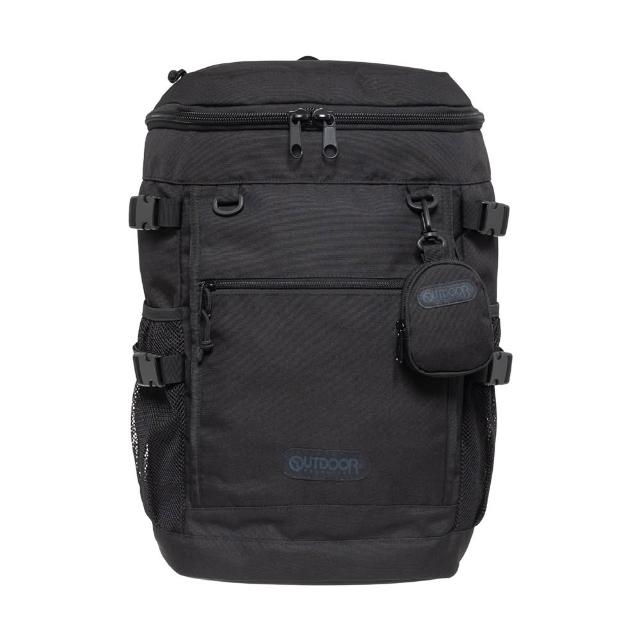 【OUTDOOR】風格前線系列17吋電腦後背包-黑色 OD253121BK