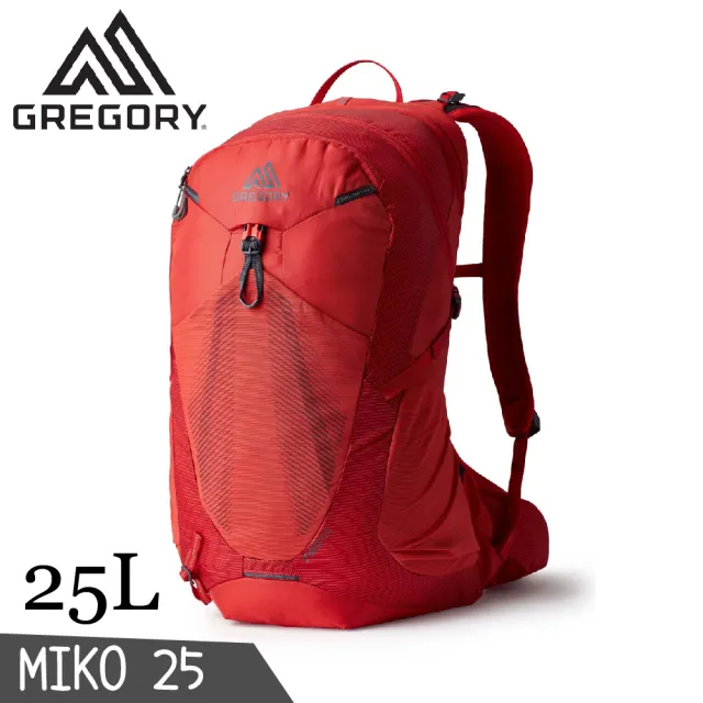 【Gregory】25L MIKO多功能登山背包《漆樹紅》145276/雙肩背包/後背包/電腦包/旅行/自行車