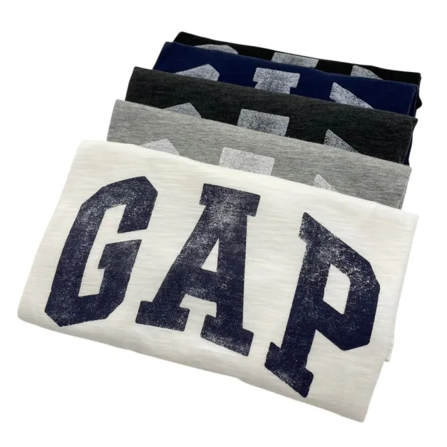 【GAP】GAP 潑墨 短T 情侶款 刷舊 LOGO 竹節棉 T恤 潑墨 棉T T恤 短袖(5720)