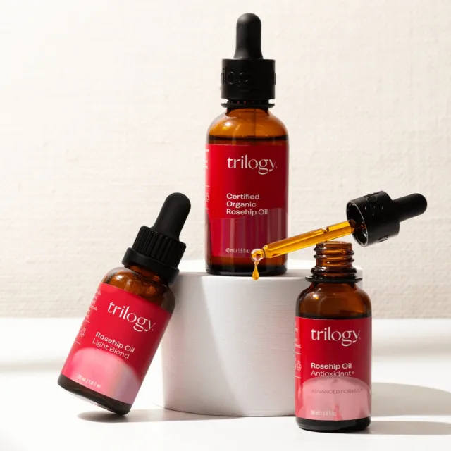 【trilogy】有機全效純玫瑰果油20mL(100%玫瑰果籽油/精華油/適用所有膚況/敏感性肌膚/乾燥肌膚/孕期調理)
