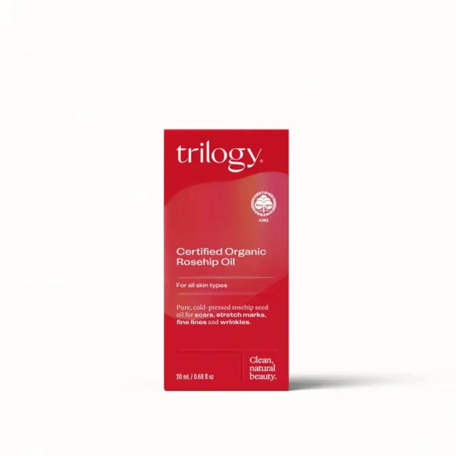 【trilogy】有機全效純玫瑰果油45mL(100%玫瑰果籽油/精華油/適用所有膚況/敏感性肌膚/乾燥肌膚/孕期調理)