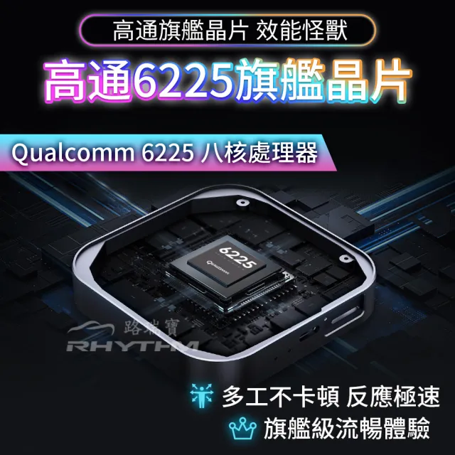 【Rhythm 路瑞寶】CarCube Pro 安卓盒｜保固18個月｜旗艦高通6225晶片｜30萬跑分不卡｜鋁合金外觀材質