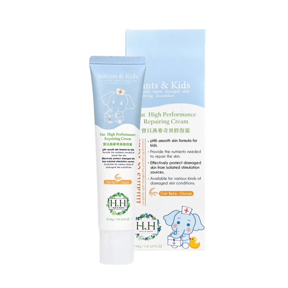 【HH 草本新淨界】H寶貝燕麥奇異修復霜40g(寶寶肌膚修護 寶寶保養)