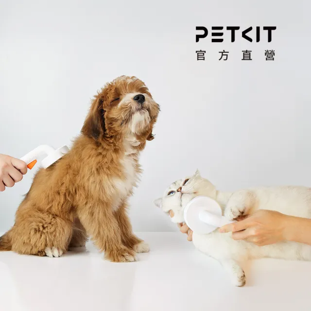 【Petkit 佩奇】寵物一鍵除毛針梳(廢毛梳/去浮毛梳/圓餅梳)