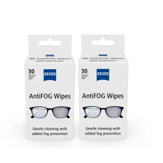 【ZEISS 蔡司】防霧拭鏡紙30入/2盒(適用眼鏡、3C螢幕、鏡頭)