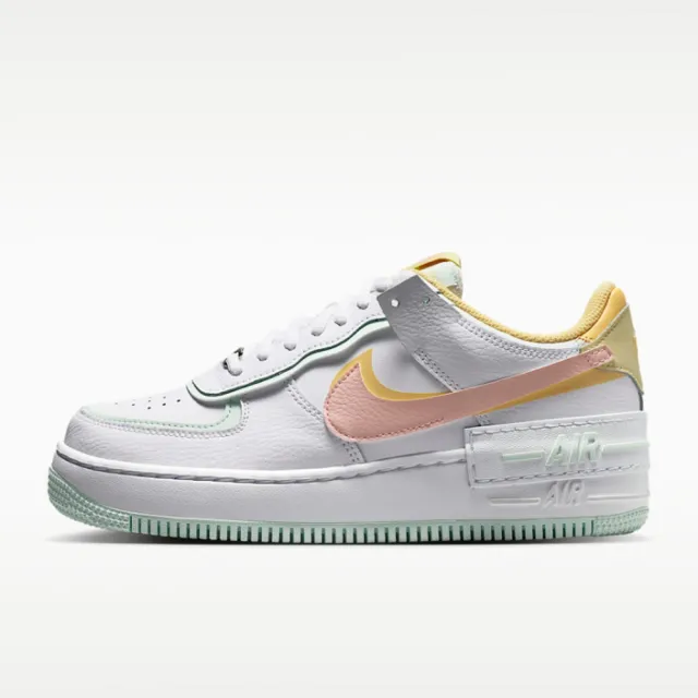 【NIKE 耐吉】休閒鞋 女鞋 運動鞋 W AF1 SHADOW 白粉 IV3221181(2W6026)