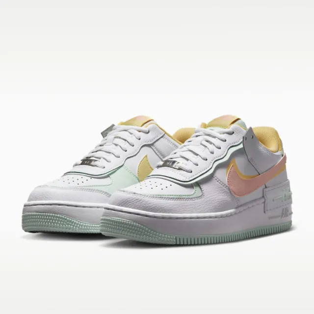 【NIKE 耐吉】休閒鞋 女鞋 運動鞋 W AF1 SHADOW 白粉 IV3221181(2W6026)