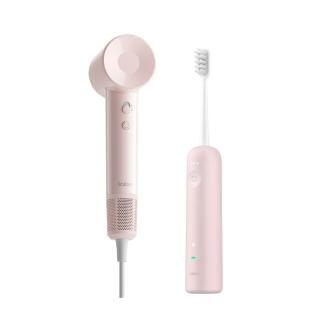 【Laifen 徠芬】輕旅必備兩件組|Lite 高速負離子吹風機 + Wave 掃震一體電動牙刷 個人護理雙神器
