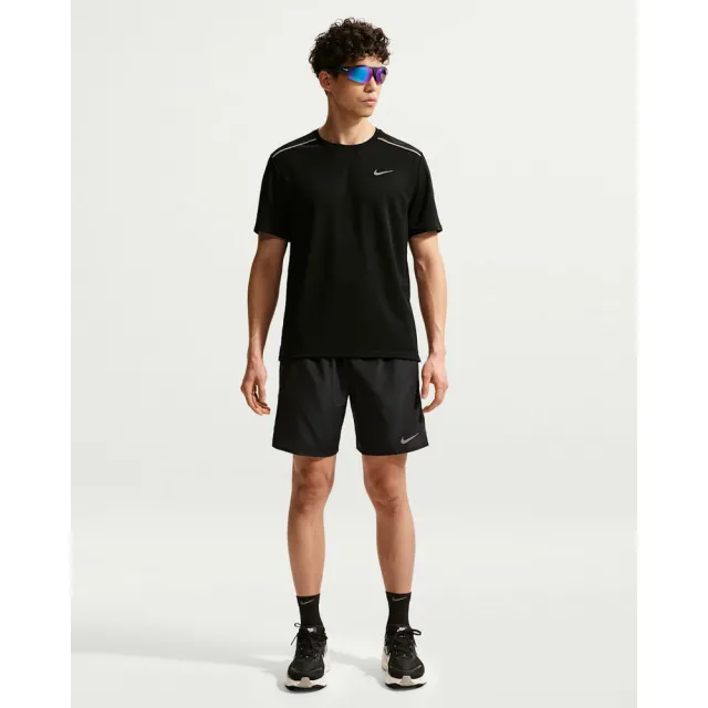 【NIKE 耐吉】短袖上衣 男 AS M NK DF UV MILER SS 運動 休閒 Dri-FIT 黑 (IF2083010)