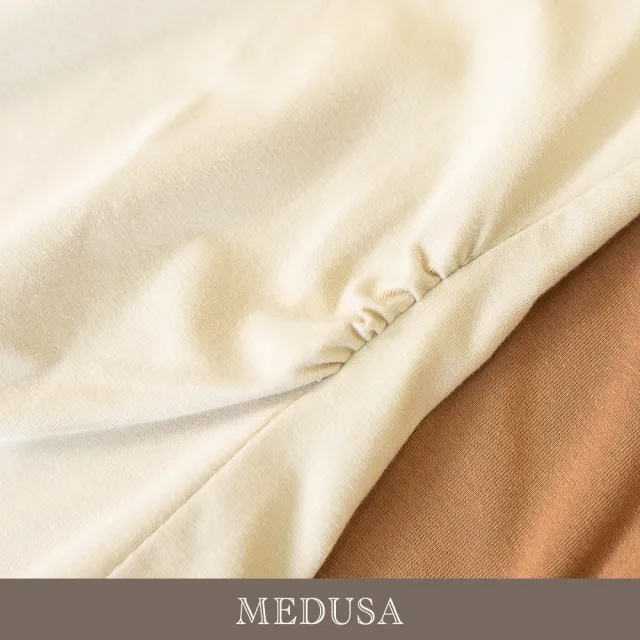 【MEDUSA 曼度莎】現貨-鍊條項鍊印花圓領短袖T恤 - 2色（M-XL）｜高級純棉  印花T恤 休閒上衣