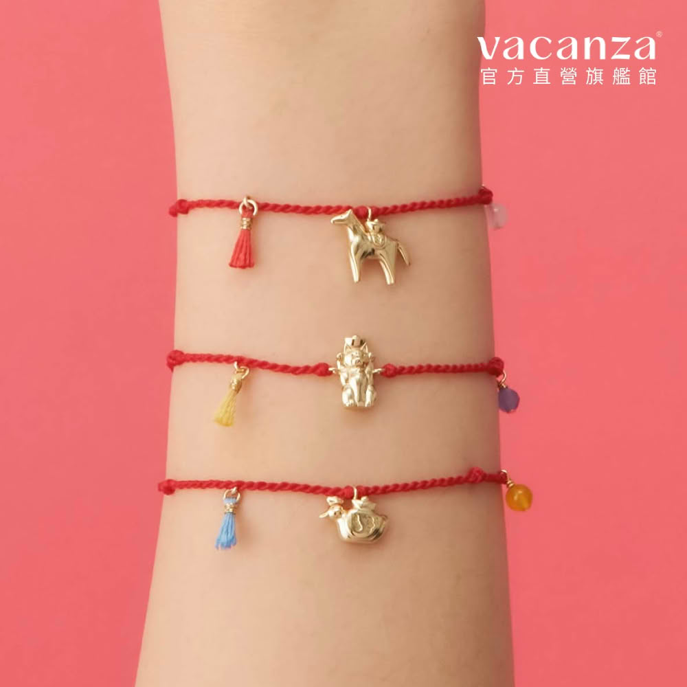 【vacanza】yeeee_pottery 聯名|祈願十二生肖 925純銀飾品 全純銀手鍊(抗過敏 生日禮物 母親節禮物)