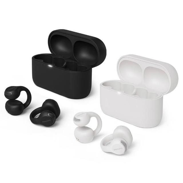 【Philips 飛利浦】AI麥克風長續航耳夾式無線藍牙耳機-TAQ2000