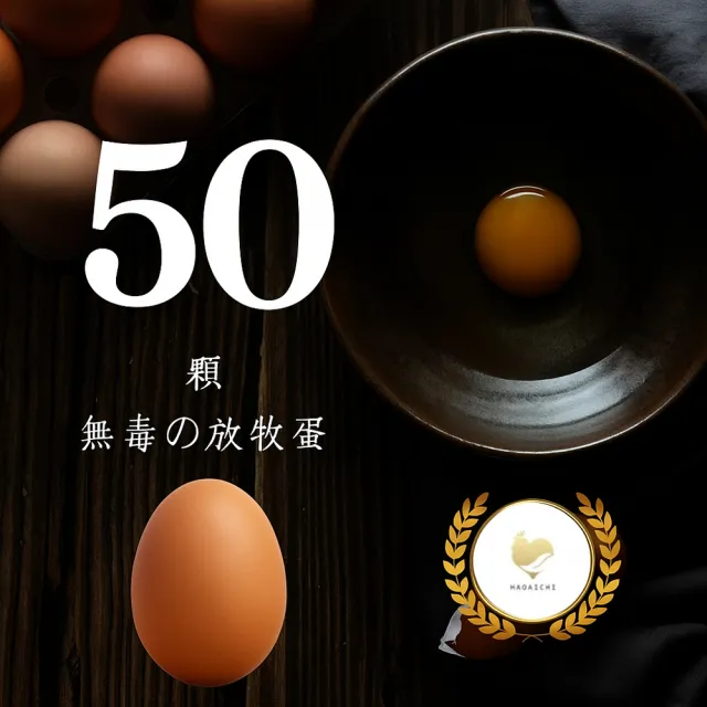 【HAOAICHI 好愛雞】無毒の放牧蛋 紅殼 中家庭5盒 共50顆(10顆/盒) 非籠飼 無藥殘 無毒飼料 雞蛋