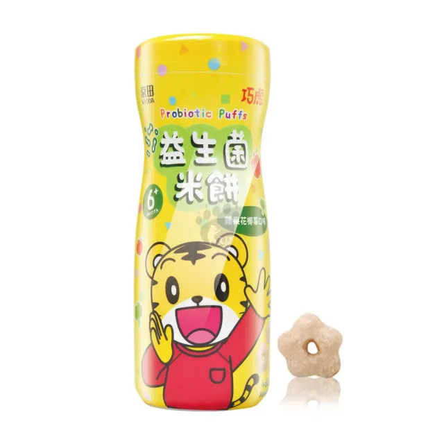 【KYODA 京田】京田製菓 益生菌米餅X6瓶 (40g/瓶 花椰菜/綜合莓果)