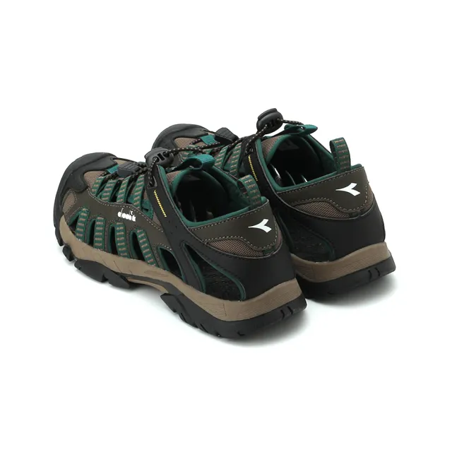 【DIADORA】DIADORA 山野溪遊 束帶護趾運動涼鞋 綠 DA73757 男鞋