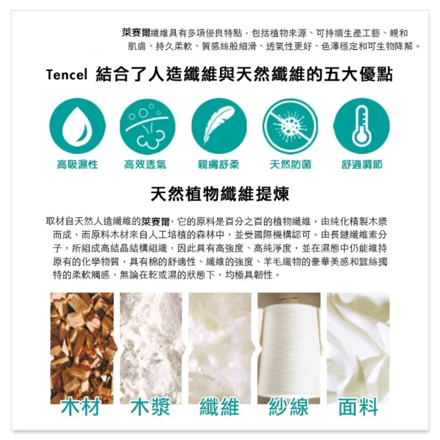 【Sleep Peacefully 寢室安居】護理級 頂級天絲100%防水防蹣抗菌床包式保潔墊(單人.雙人.雙人加大任選)