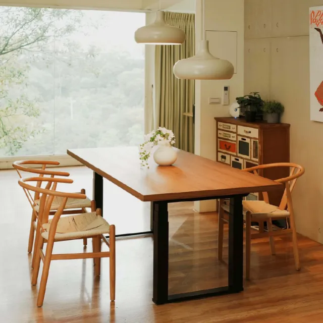 【FUNTE】Force 大型電動升降桌/纖維板 220x80cm 八色可選(辦公桌 電腦桌 工作桌 主管桌 餐桌)