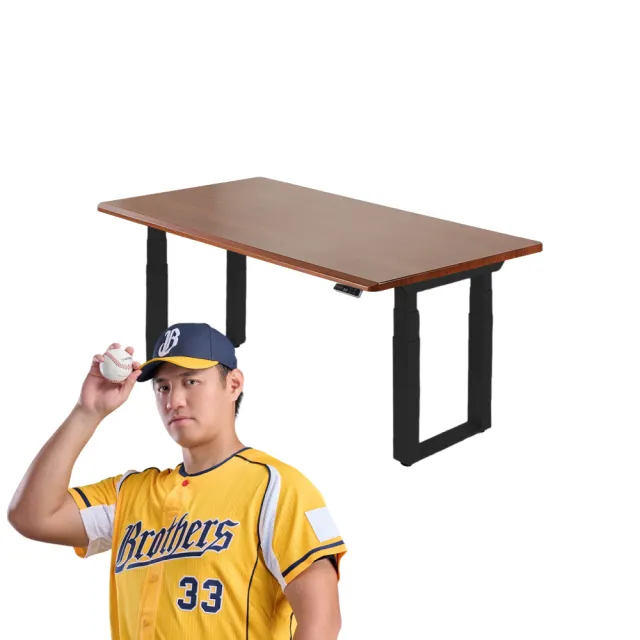 【FUNTE】Force 大型電動升降桌/纖維板 150x90cm 八色可選(辦公桌 電腦桌 工作桌 主管桌 餐桌)
