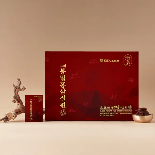 【振興高麗人蔘】高麗蜂蜜紅蔘切片 200g(即開即食 好吃又不沾手)