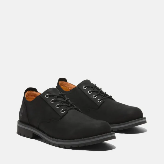 【Timberland】黑色皮革防水休閒鞋 防水鞋 鞋子 男鞋 (A699PW05)