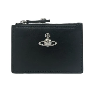 【Vivienne Westwood】春夏新款 品牌LOGO 卡夾 (黑色)