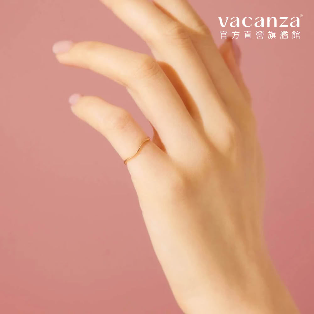 【vacanza】極簡波浪線條 純鋼飾品 純鋼戒指( 生日禮物)